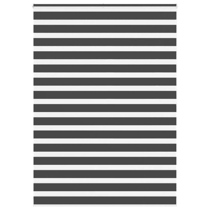 Zebra Blind Black 160x200 cm Fabric Width 155.9 cm Polyester