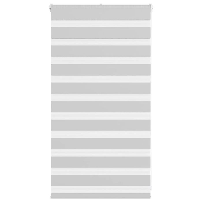 Zebra Blind Light Grey 90x100 cm Fabric Width 85.9 cm Polyester