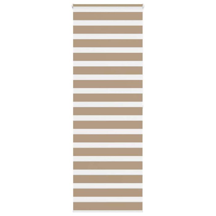 Zebra Blind Sand Brown 85x200 cm Fabric Width 80.9 cm Polyester