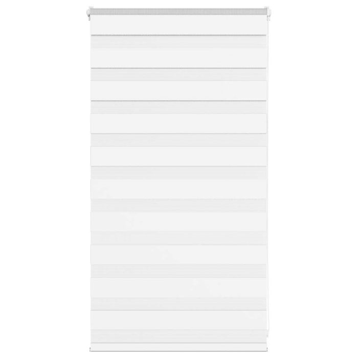 Zebra Blind White 85x100 cm Fabric Width 80.9 cm Polyester