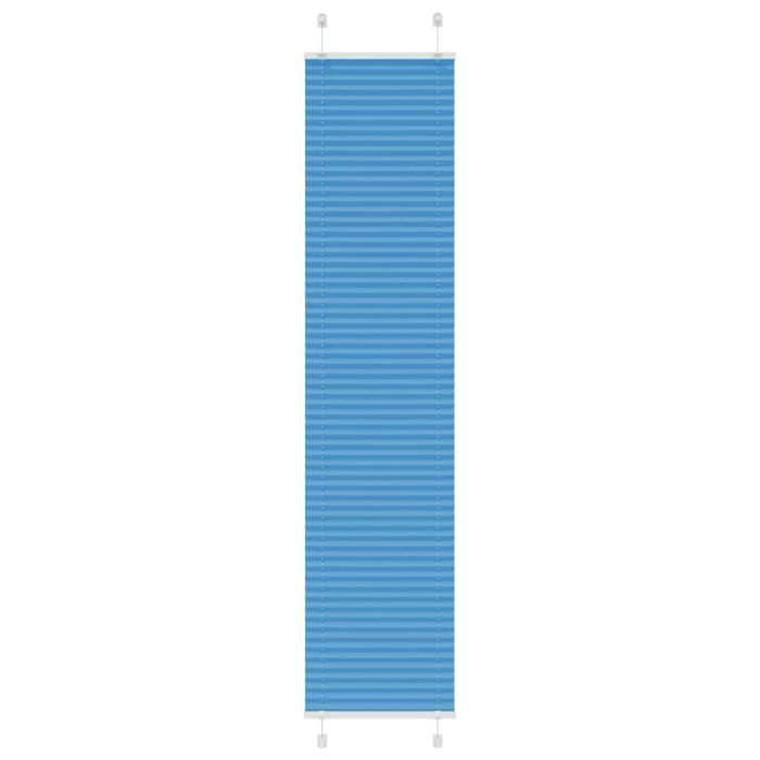 Pleated Blind Blue 45x200 cm Fabric Width 44.4 cm Polyester