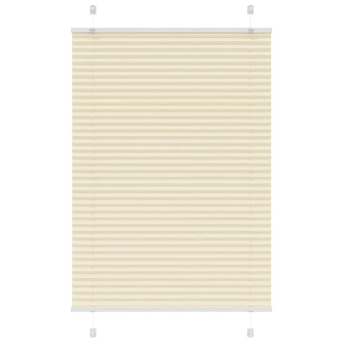Pleated Blind Cream 95x100 cm Fabric Width 94.4 cm Polyester