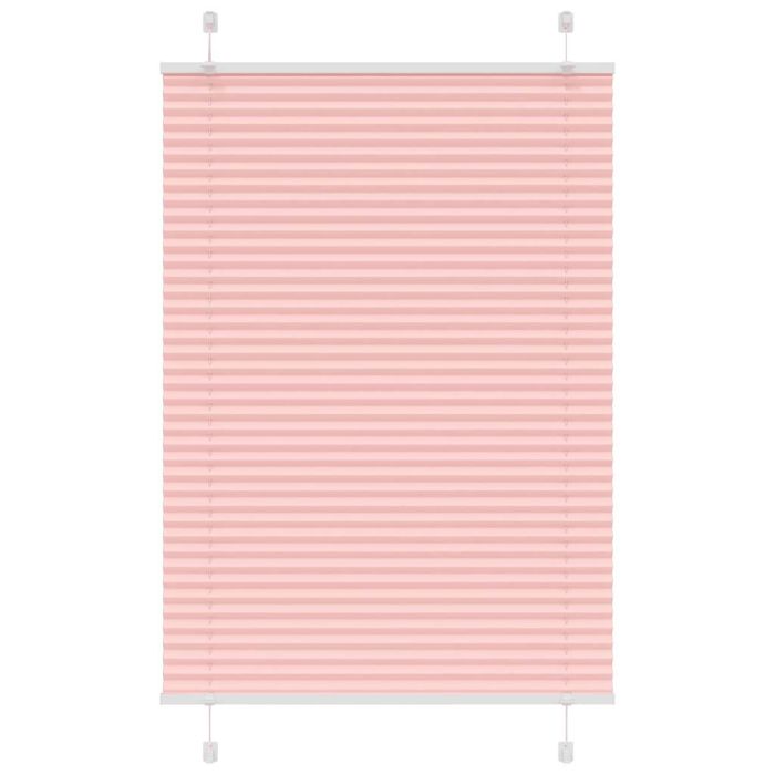 Pleated Blind Pink 95x100 cm Fabric Width 94.4 cm Polyester