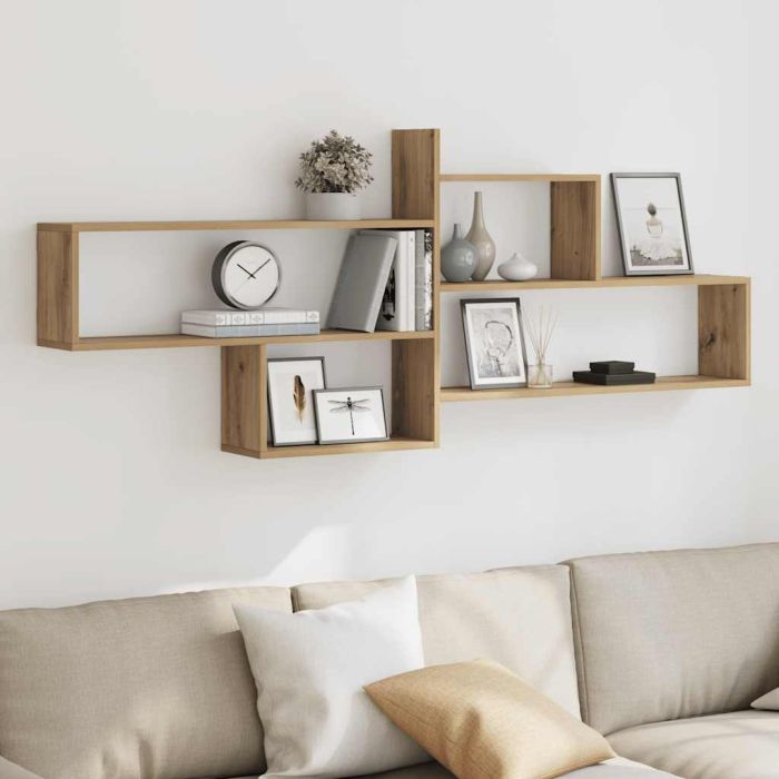 Wall Shelf Artisian Oak 167.5x18x68 cm Engineered Wood