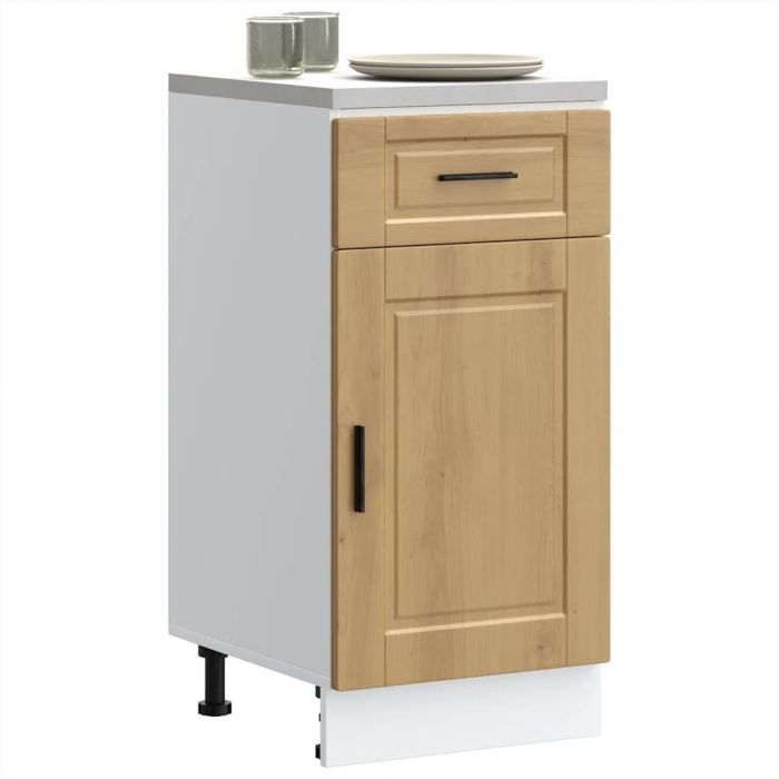 Kitchen Base Cabinet Porto Artisan Oak Engineered Wood