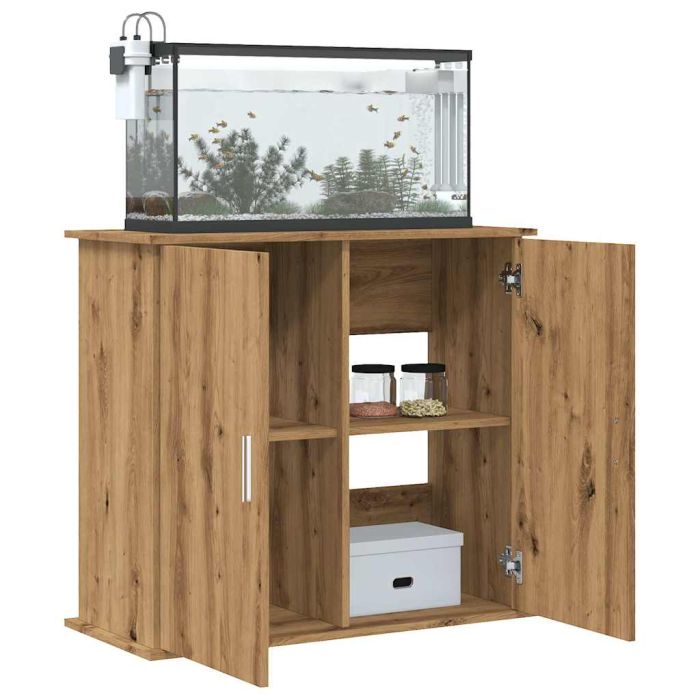 Aquarium Stand Artisan Oak 81x36x73 cm Engineered Wood