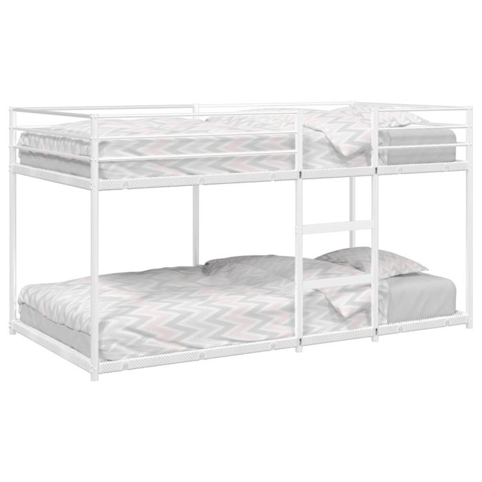 Bunkbed White 90x190cm Steel