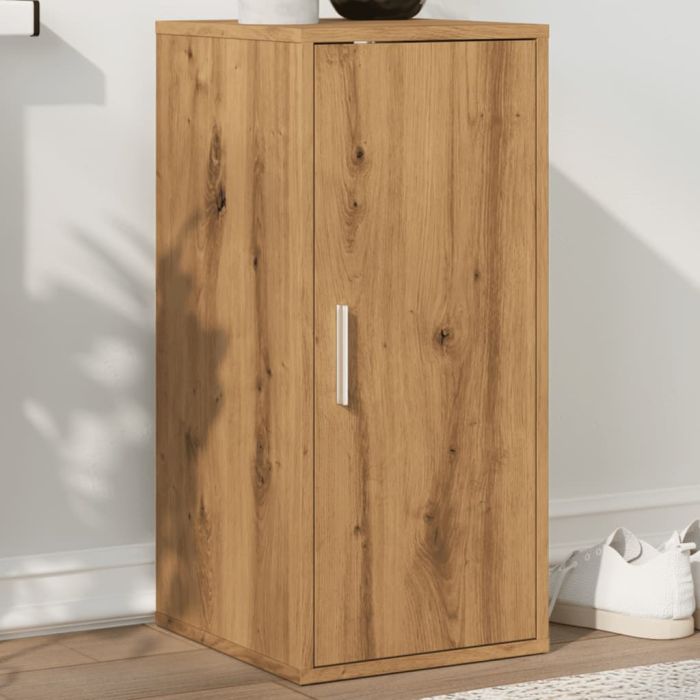 SUMMIT Small Shoe Cabinet Artisan Oak