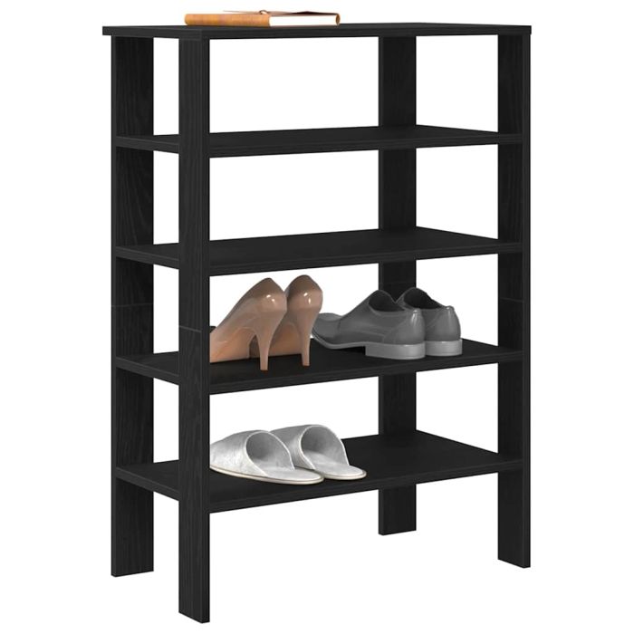 LOMIA Medium Shoe Rack Black