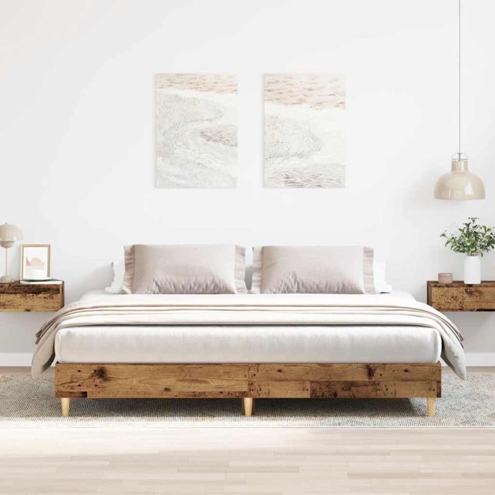 Bedframe Old Wood 180x200cm Engineered Wood