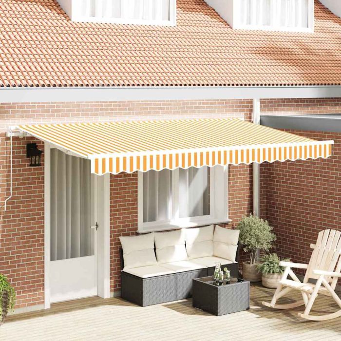 WOPARK Retractable Awning 400x200 cm Fabric - Yellow