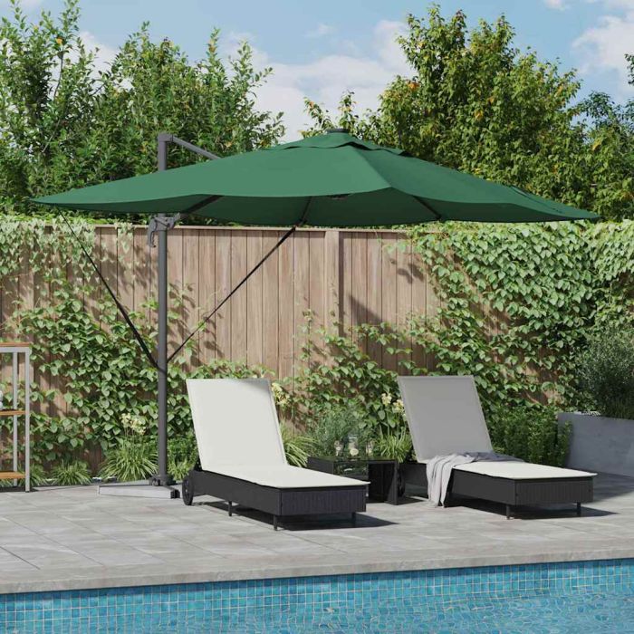 SERIDG Umbrella 352x251x265 cm Polyester and Aluminium - Green
