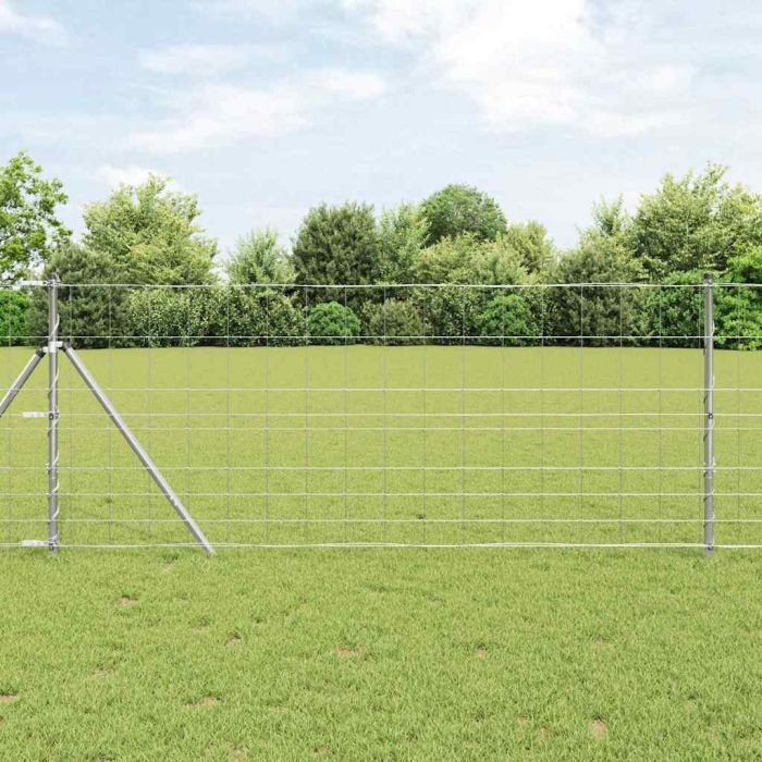 Field Fence 1x10 m Galvanised Steel