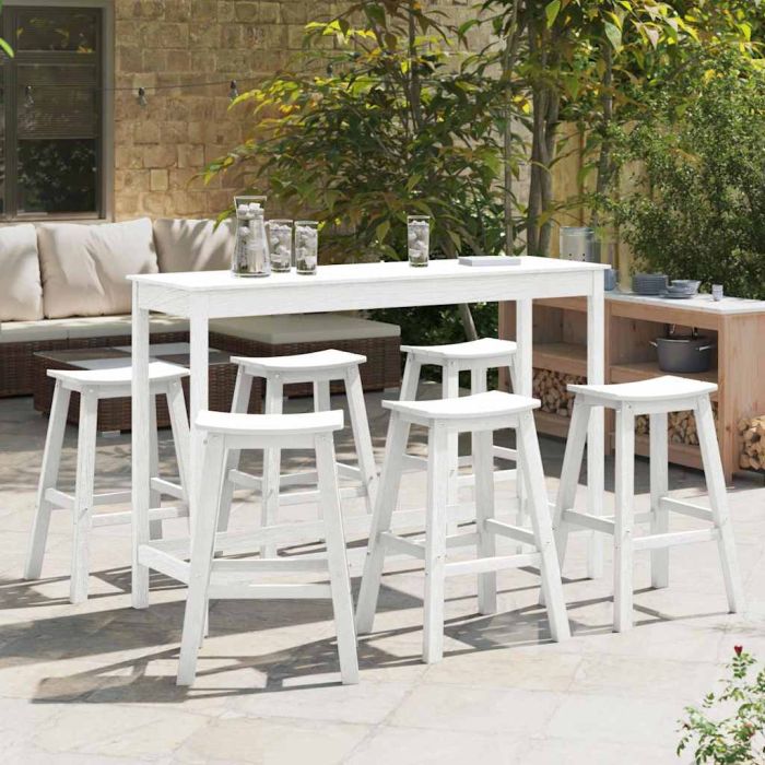 TITHAL Garden Bar Set 6 pcs HDPE - White