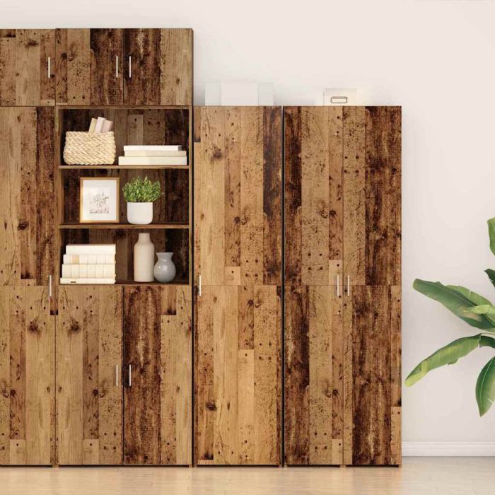 Highboard Old Wood 45x42.5x185 cm Engineered Wood