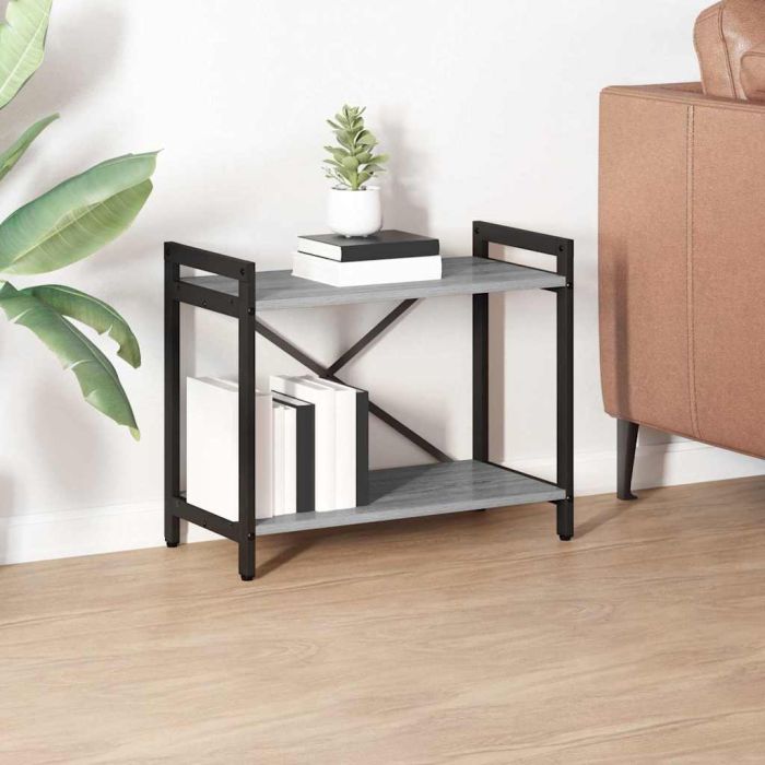 Bookcase Grey sonoma 60 x 30 x 48.5 cm Engineered wood