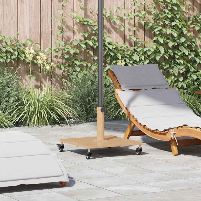 SIMVALE Parasol Base Light 45x45x31.5 cm Wood