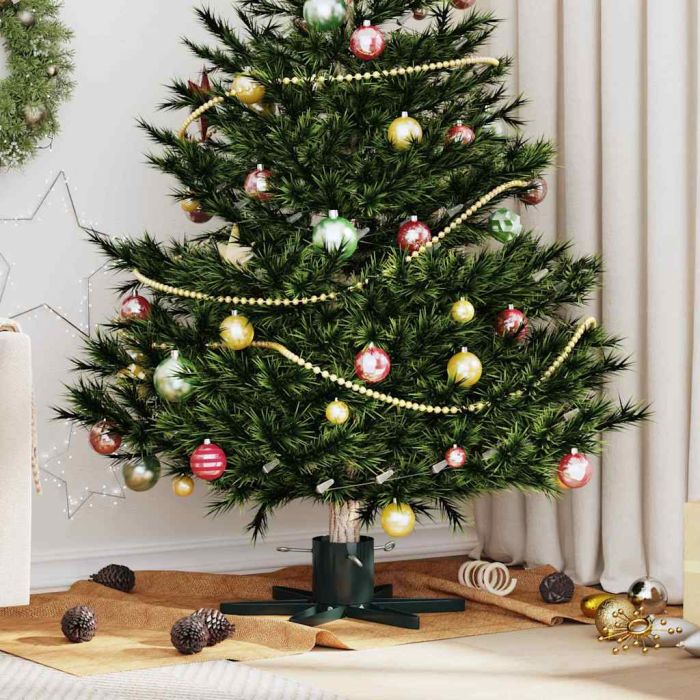 FLIXNOR Christmas Tree Stand 1.73 Green 49 x 49 x 15.5 cm Steel