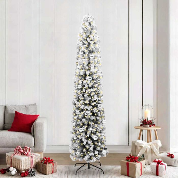 EVERIS Artificial Christmas Tree with 300 LEDs with Stand Green 240 cm