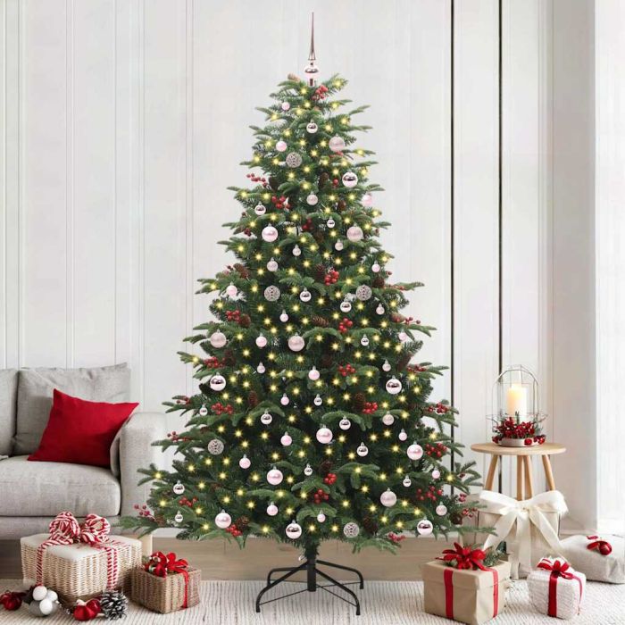 BLINCA Artificial Christmas Tree with 300 LEDs with Stand Green 240 cm