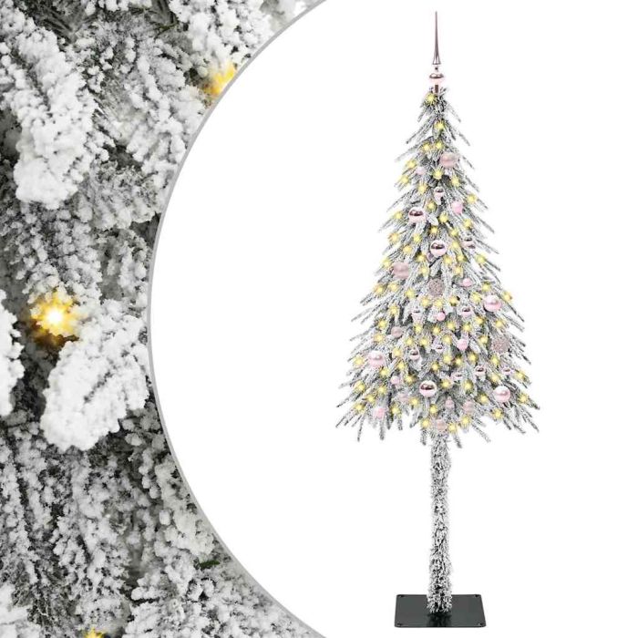 COSWIN Christmas Tree with 150 LEDs White 150 cm PE and Steel