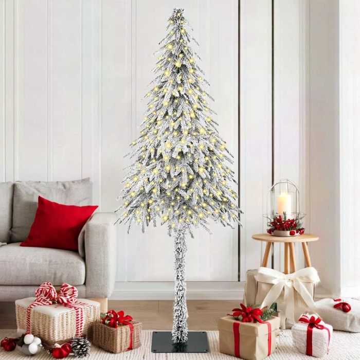COSWIN Christmas Tree with 300 LEDs White 180 cm PE and Steel