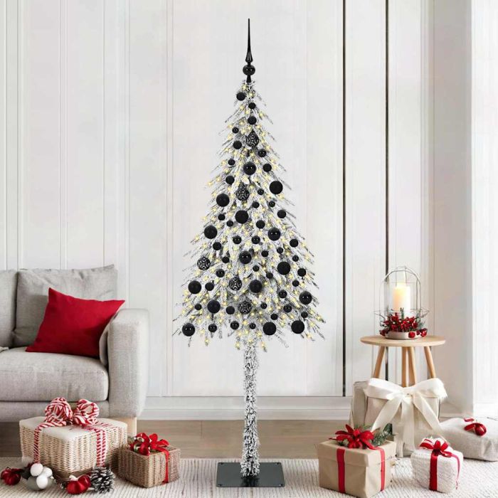 COSWIN Christmas Tree with 300 LEDs White 180 cm PE and Steel