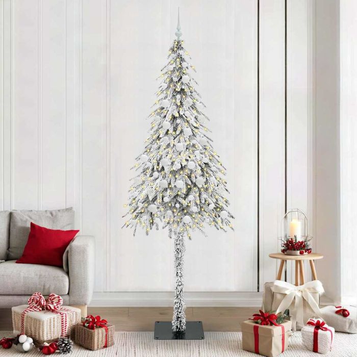 COSWIN Christmas Tree with 300 LEDs White 210 cm PE and Steel