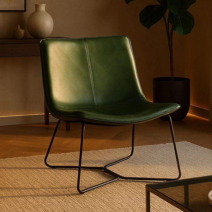 RAVENSBOURNE PU Leather Multi Purpose Chair - Green