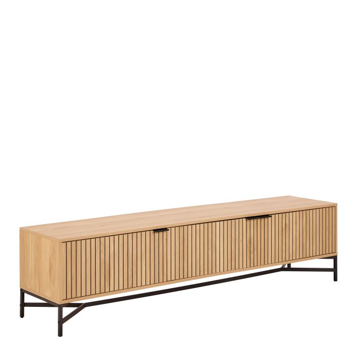 FERROWEN TV Unit With 3 Doors 176cm Wide in Oak