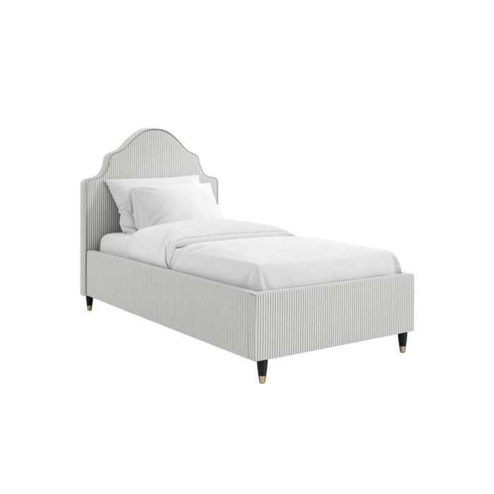 MONARA Single Fabric Bedframe - Grey