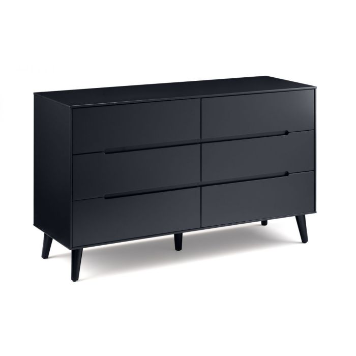 Grey Chest of Drawers - ASTRAL Large Chest 6 Drawers Double Chest