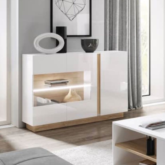 Nimbus Nectar Sideboard with 3 Doors - White
