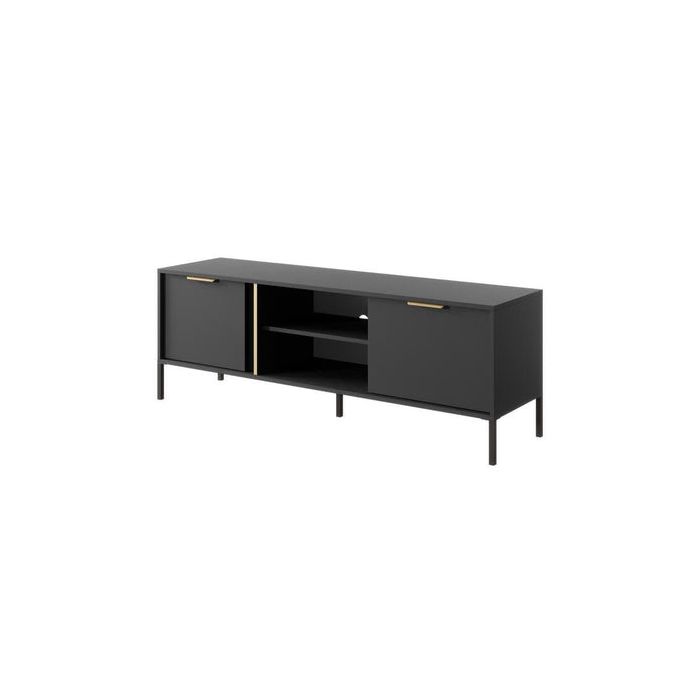 TV Cabinet - DORAN TV Unit Anthracite 153cm