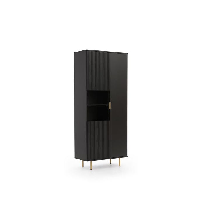 TV Cabinet - VOKA TV Unit Black 80cm
