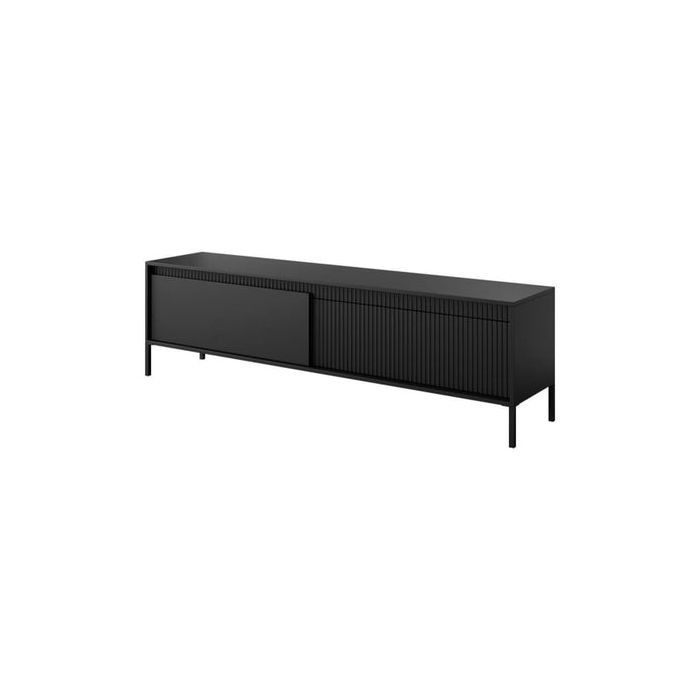 TV Cabinet - CASSIDY TV Unit Black 187cm