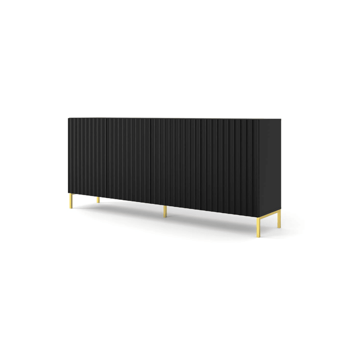 Sideboard - CONFREY Sideboard Black 200cm