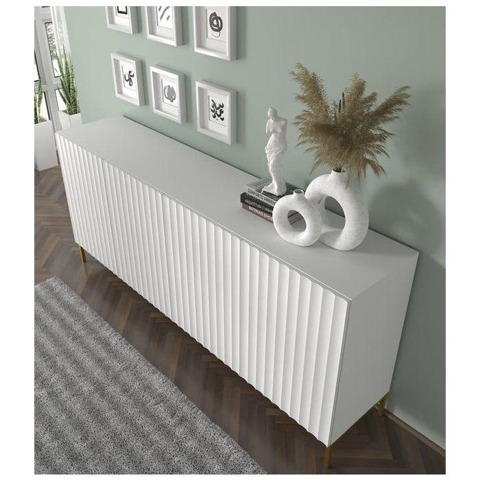 Sideboard - CONFREY Sideboard White 200cm