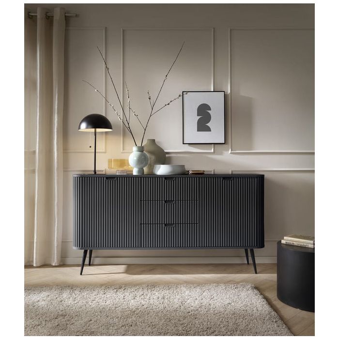 Sideboard - BETTINA Sideboard Black 168cm