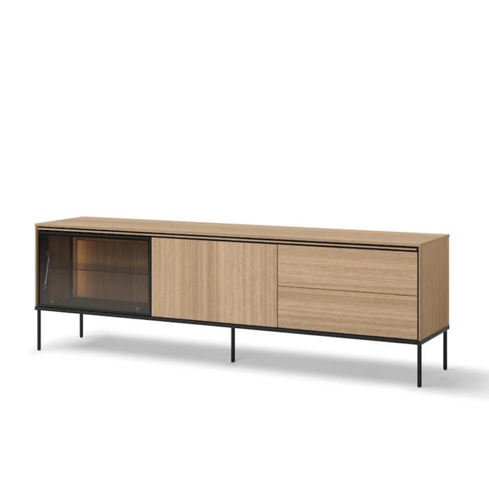 VISSORA TV Cabinet Oak Linear 197cm