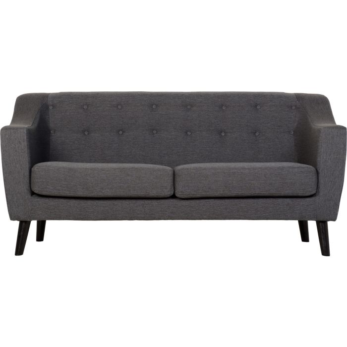 Ashley 3 Seater Sofa - Dark Grey Fabric