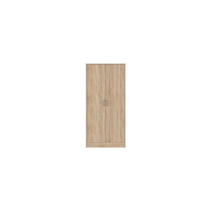 BLACKPOOL 2 Door Wardrobe Natural Oak - 80cm