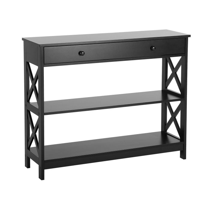 1 Drawer Sideboard Black MONTGOMERY