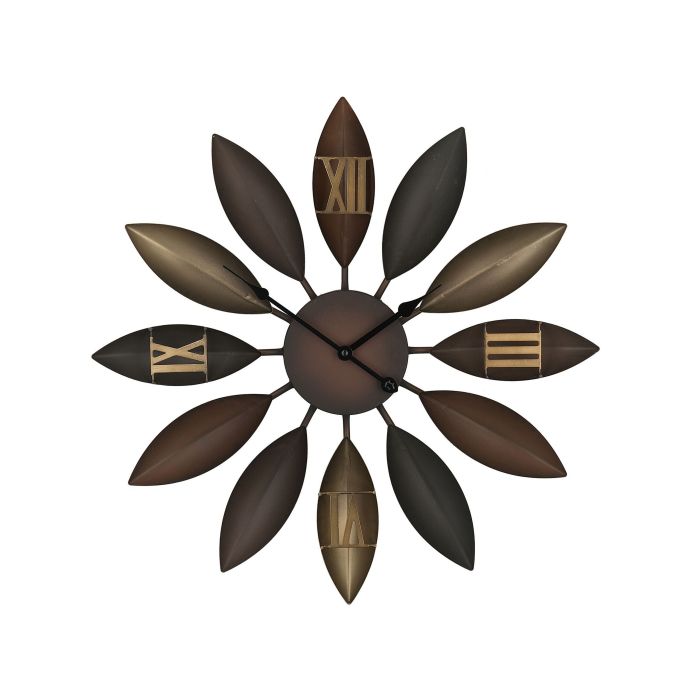 Iron Wall Clock ø 55 cm Brown BEINWIL