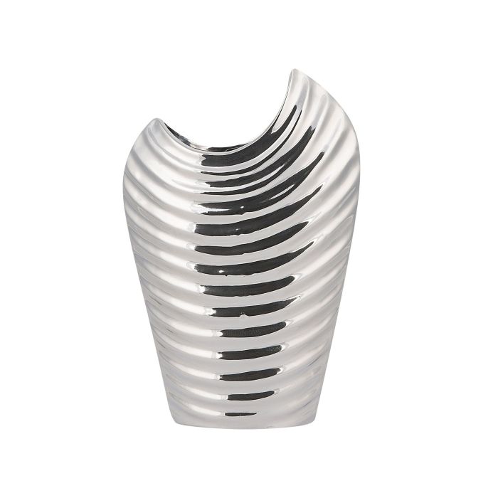 Stoneware Decorative Vase 26 Silver