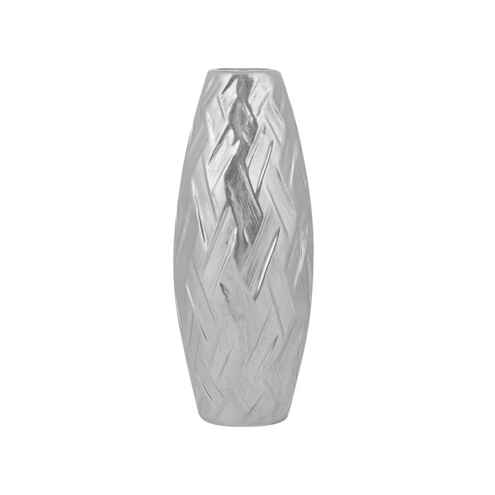 Stoneware Decorative Vase 33 Silver