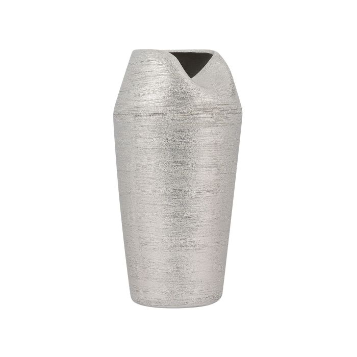 Stoneware Decorative Vase 33 Silver