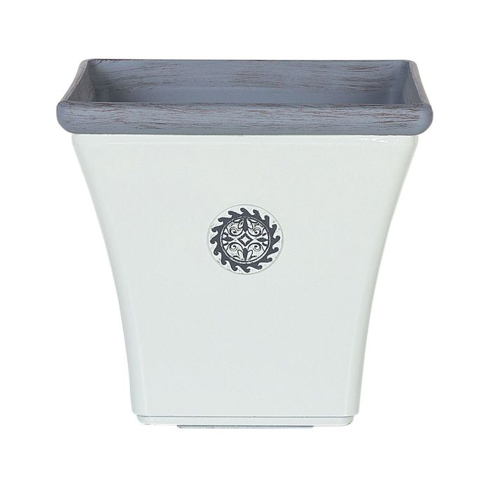 Plant Pot 37 x 37 x 35 cm White ELATEIA