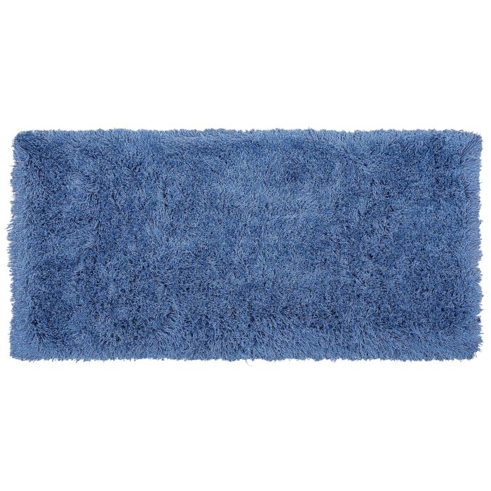 Shaggy Area Rug 80x150cm Blue