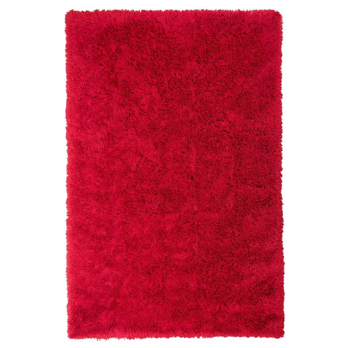 Shaggy Area Rug 140x200cm Red